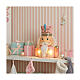 General cascanueces busto medio rosa luces 20 cm s2
