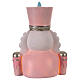 Generale schiaccianoci mezzobusto rosa lucine 20 cm s4