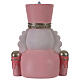 Generale schiaccianoci mezzobusto rosa led 30 cm s4