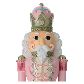 Pink general nutcracker, resin, 24 in