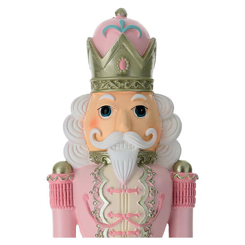 Pink general nutcracker, resin, 24 in 3