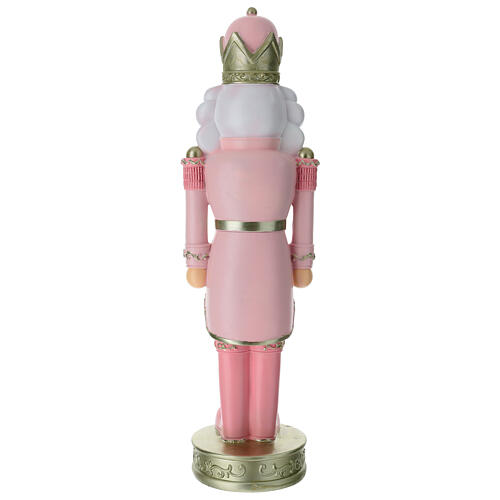 Général casse-noisette rose résine 60 cm 6