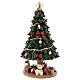 Carillon albero di Natale con doni 20 cm s1