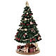 Caixa de música árvore de Natal com presentes 20 cm s3
