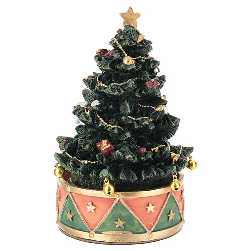 Christmas tree music box with bells, 8 in 1