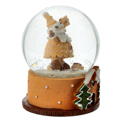 Santa Claus Marzipan Snow Globe, 10 cm 4