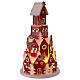 Village pain d'épices LED piles 40 cm s3