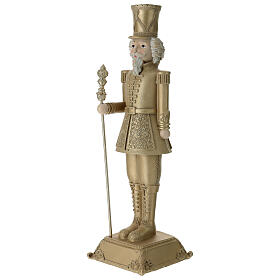 General cascanueces resina dorada 40 cm