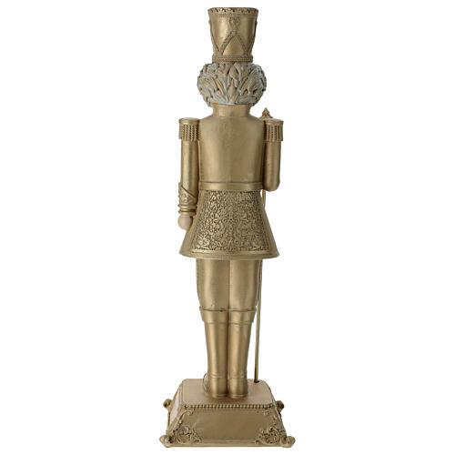 Generał Dziadek do orzechów koloru złotego, z żywicy, 40cm 5