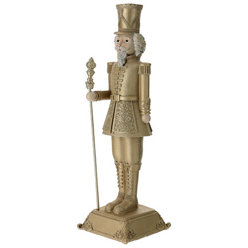Golden General Nutcracker in Resin, 40 cm 3
