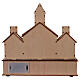 Église avec Crèche à LED et décor enneigé piles 30x15x30 cm s4