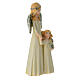 Statuina madre e figlia dettagli glitter 15 cm s3