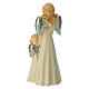 Statuina madre e figlia dettagli glitter 15 cm s4