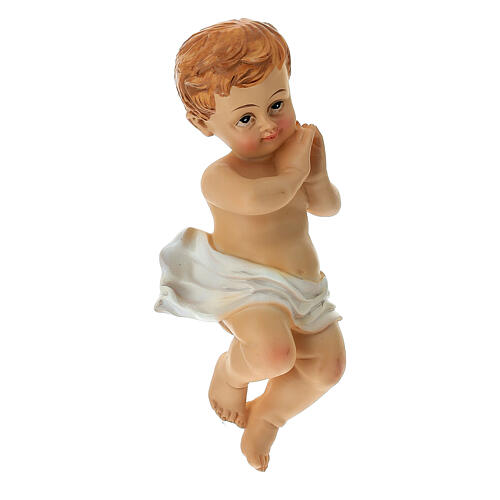 Niño Jesús resina 12 cm 3