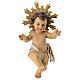 Infant Jesus with halo and fabric, 25 cm s1