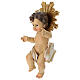 Niño Jesús con aureola y tela 25 cm s3