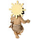 Baby Jesus statue with halo and cloth, 35 cm s4