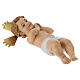 Gesù Bambino con culla in legno 25 cm s4