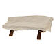 Gesù Bambino con culla in legno 25 cm s6
