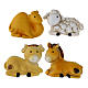 Set completo presepe 11 soggetti 5 cm s4