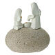 Natividad en roca 10 cm s4