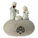 Natività su roccia 10 cm s1