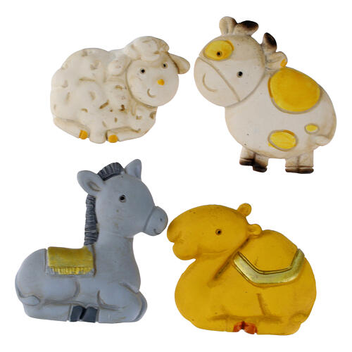 Complete Nativity set, 12 magnetic figures, 5 cm 5