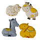 Complete Nativity set, 12 magnetic figures, 5 cm s5