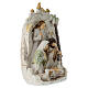 Natività sfondo angelo e Betlemme 25 cm s3