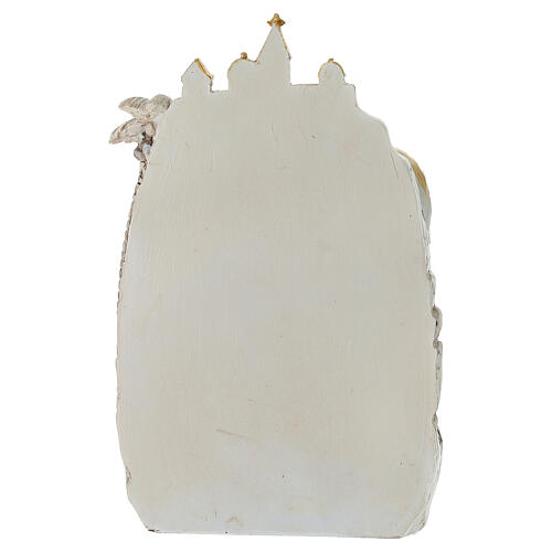 Natividade anjo e Belém em fundo 25 cm 4