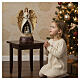 Angel music box with Nativity, 10 in s2