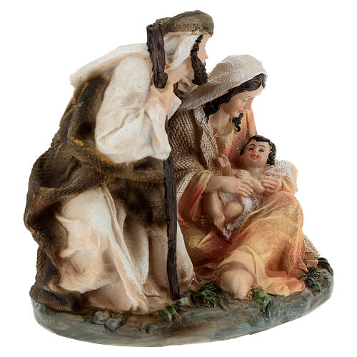 Nativity composition, 6x4x6 in 3