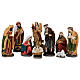 Set crèche complet 11 pcs résine 20 cm s1