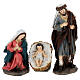 Set presepe completo 11 pz resina 20 cm s2