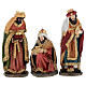 Set presepe completo 11 pz resina 20 cm s3