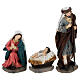 Set presepe completo 11 pz resina 20 cm s6