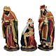 Set presepe completo 11 pz resina 20 cm s7
