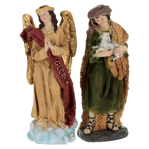 Complete Nativity Scene Set 11 pcs in Resin, 20 cm 4