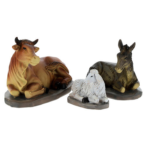 Complete Nativity Scene Set 11 pcs in Resin, 20 cm 9