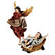 Complete nativity set with fabric, 25 cm s7