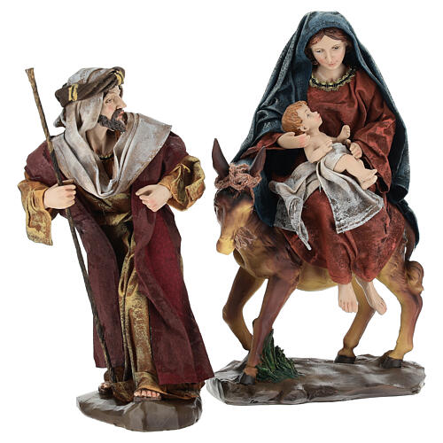 Flight into Egypt, 2 pcs, fabric, 25 cm 5