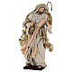 Santa Famiglia vestiti stoffa decorata 35 cm s4