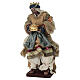 Set Re Magi stoffa e legno 30 cm s3
