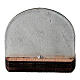 Natività base legno sfondo stellato con angeli 3x3x2 cm s4