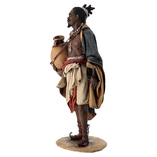 Mouro em terracota com ânfora 30 cm Angela Tripi 3