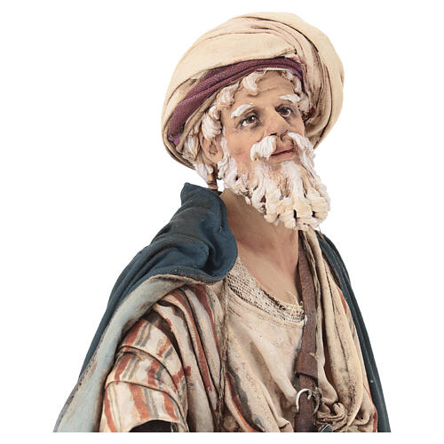 Shepherd with shirt for 30 cm Nativity Scene by Angela Tripi 2