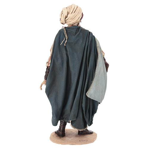 Shepherd with shirt for 30 cm Nativity Scene by Angela Tripi 8