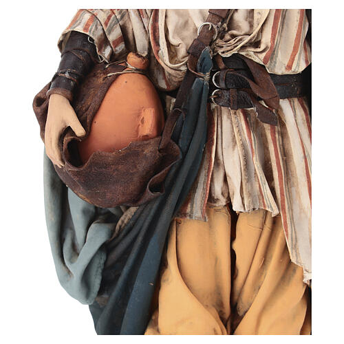 Berger avec chemise 30 cm crèche Angela Tripi 7