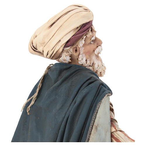 Pastore presepe Angela Tripi con camicia 30 cm 6