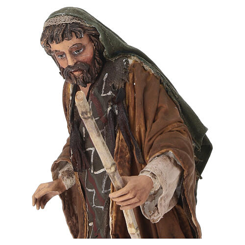 Scena „Ucieczka do Egiptu” - Maria i Jezus na osiołku, szopka 18 cm, Angela Tripi 3